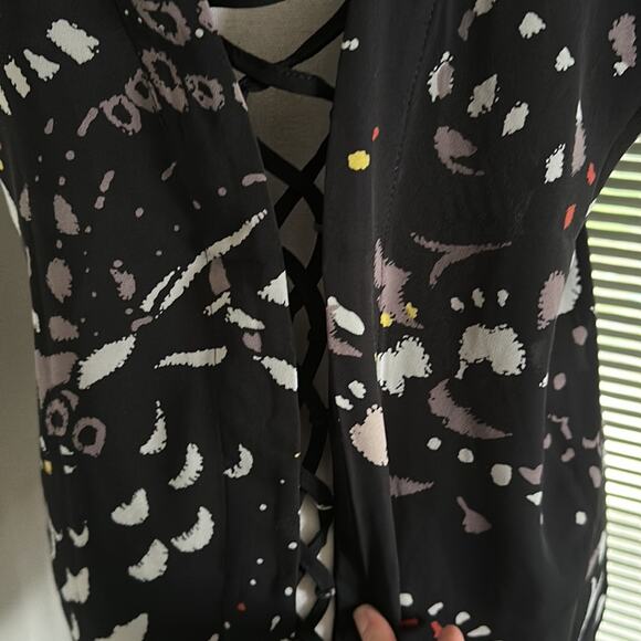 Trouve | Tunic Lace up Blouse Size S - Picture 5 of 10